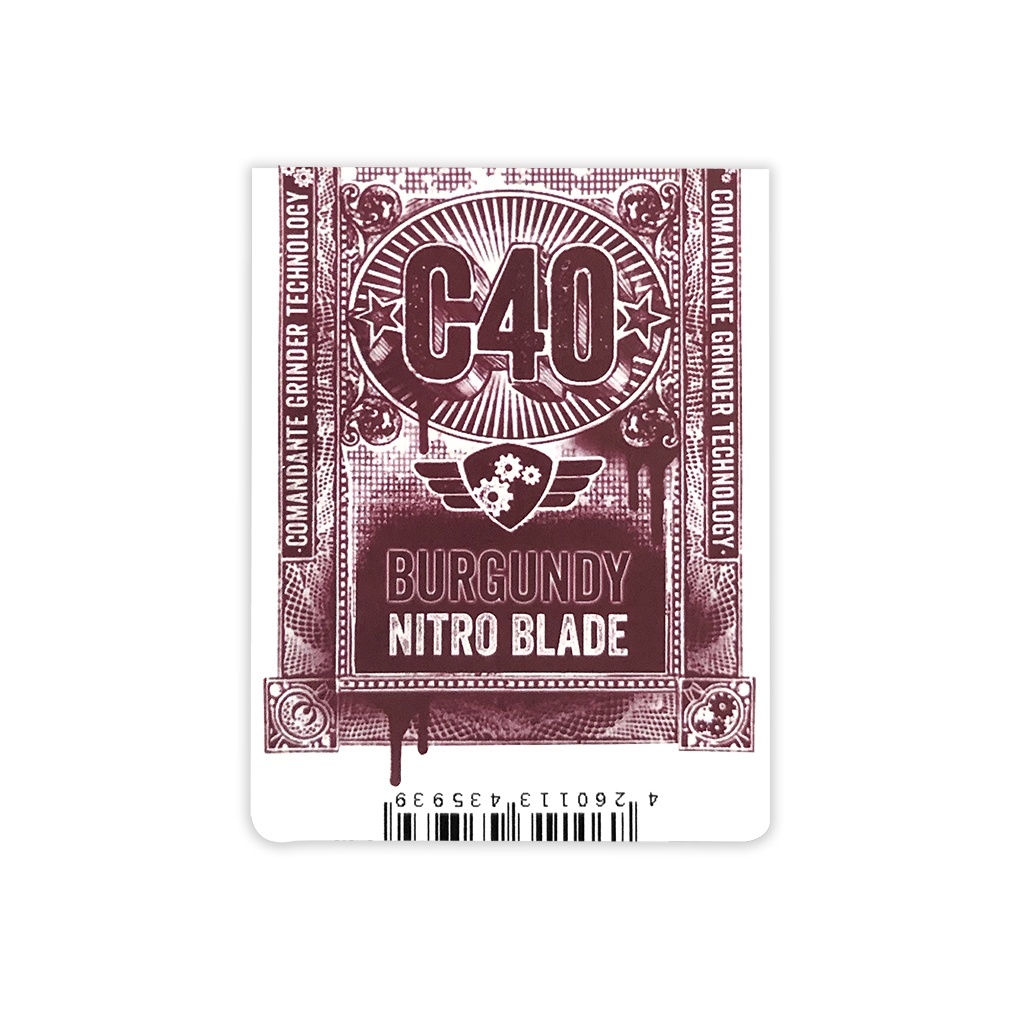 COMANDANTE C40 MK4 Nitro Blade - BURGUNDY